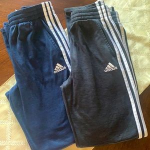 (2) Pairs ADIDAS Boys XL 14/16 athletic Pants